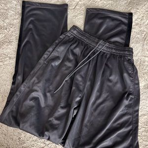 NordicTrack Gray w/ Black Stripe Sweat Pants